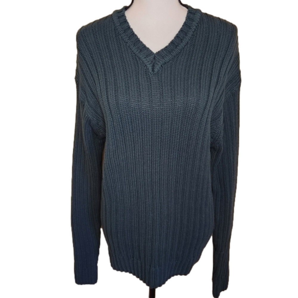 Vintage Hill & Archer V neck sweater Size Large Tall